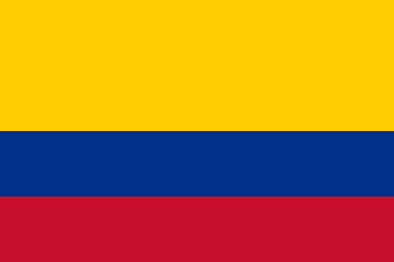 Republic of Colombia flag