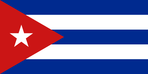 Republic of Cuba flag