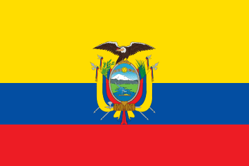 Republic of Ecuador flag