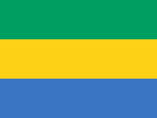 Gabonese Republic flag
