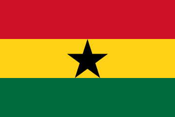 Republic of Ghana flag