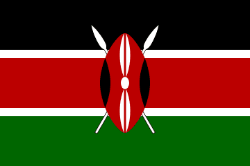 Republic of Kenya flag