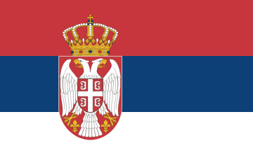Republic of Serbia flag