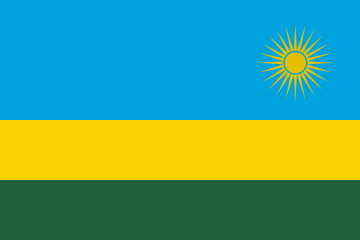 Republic of Rwanda flag