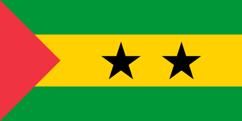Democratic Republic of São Tomé and Príncipe flag