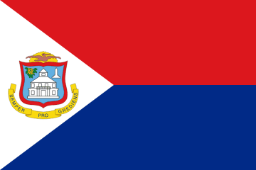 Sint Maarten (Dutch part) flag