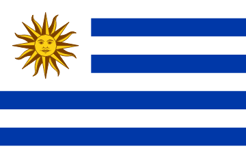 Oriental Republic of Uruguay flag